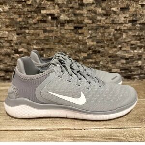 Nike Womens Free RN 2018 942837-003 Gray Running Shoes Sneakers Size 8